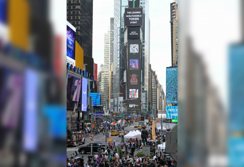 NFT art by Malaysia’s Visithra graces New York’s Times Square