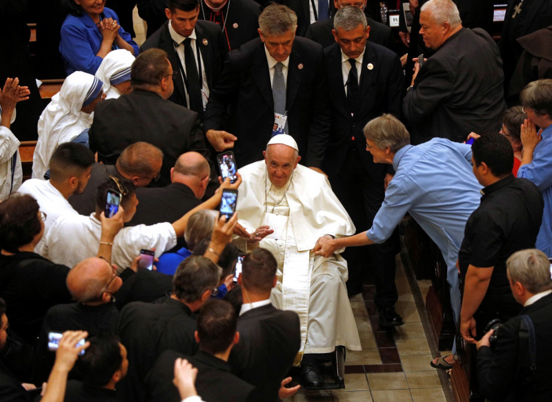 Rescind the doctrine: Indigenous protest as Pope tours Canada