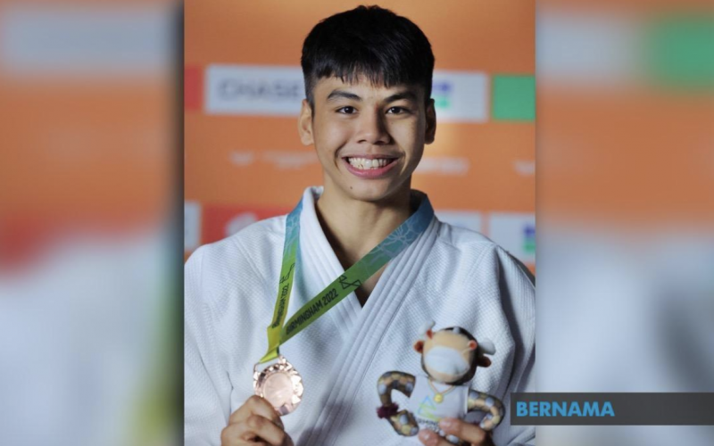Teen judo exponent Amir Daniel marks Games debut with bronze