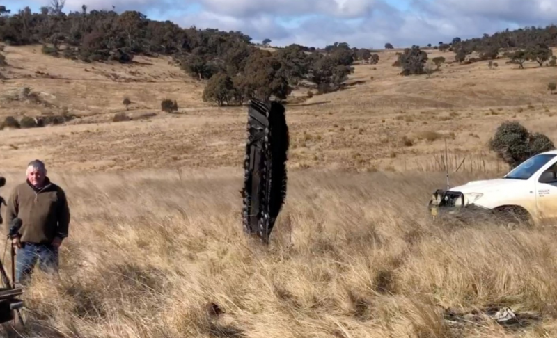 Farmer finds SpaceX debris in remote Australia