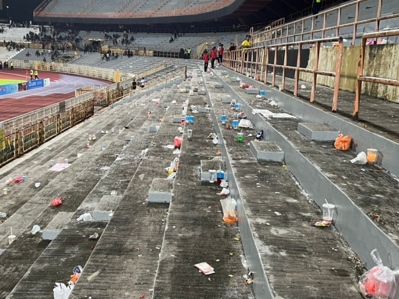 Keep clean, NSFC asks fans as Paroi Stadium strewn with litter after match