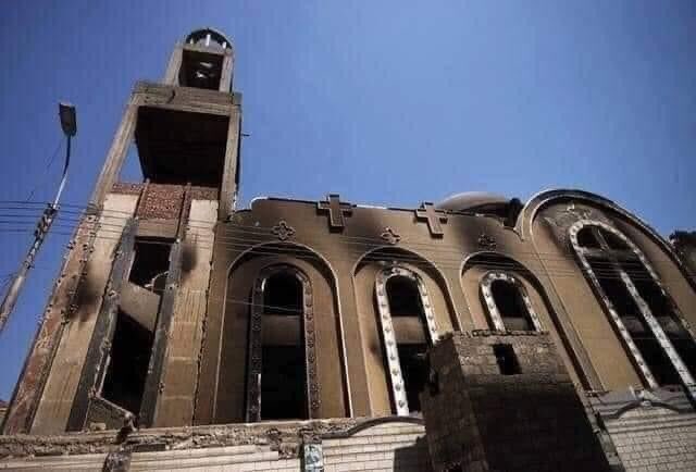 Fire kills 41 during mass in Cairo Coptic church: officials