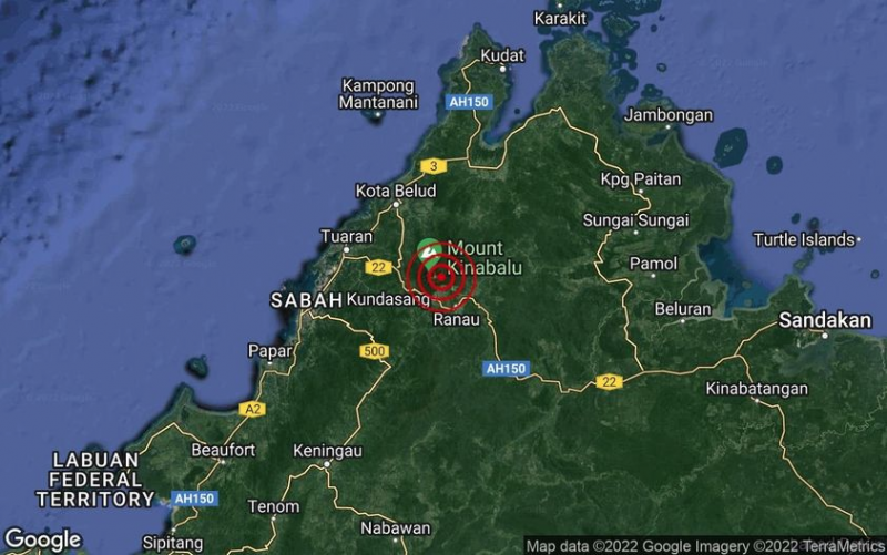 Weak quake wakes up Kundasang