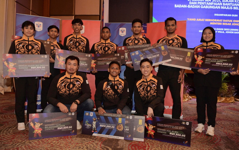 Johor rewards 40 athletes with incentives totalling RM163,000