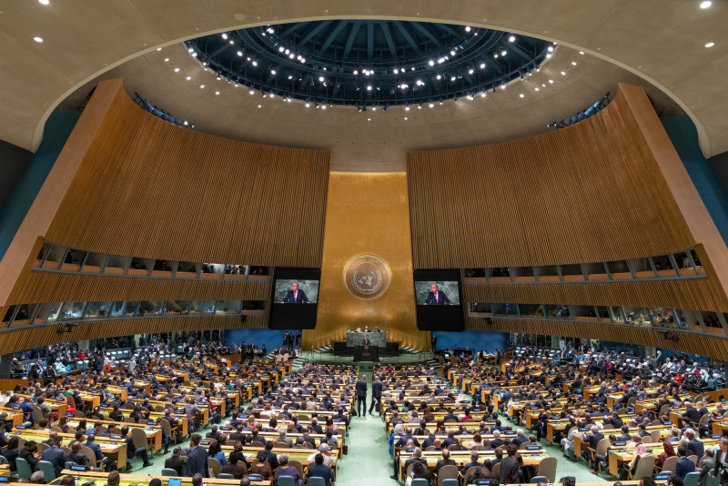 Abbas declares ‘We will not leave’ in defiant UN address amid Gaza war