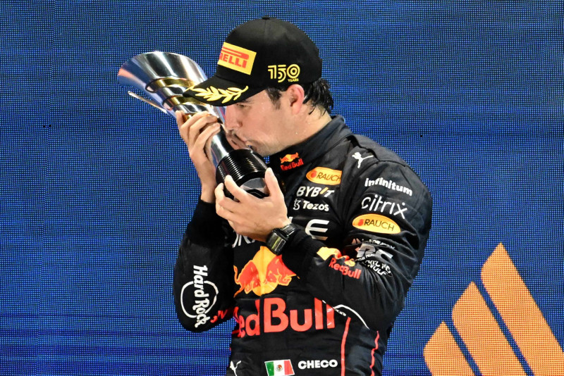 S’pore Grand Prix: Perez takes flag ahead of Leclerc despite rain
