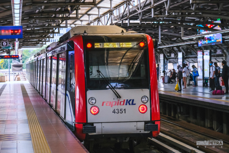 Was the Ampang LRT line disruption really due to nearby construction?