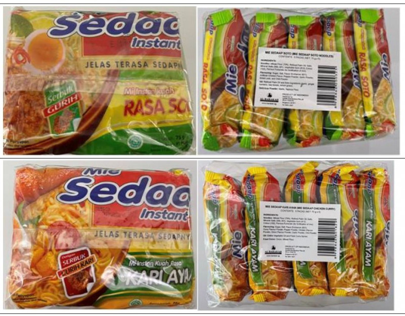 S’pore recalls two more Mie Sedaap products over presence of pesticide