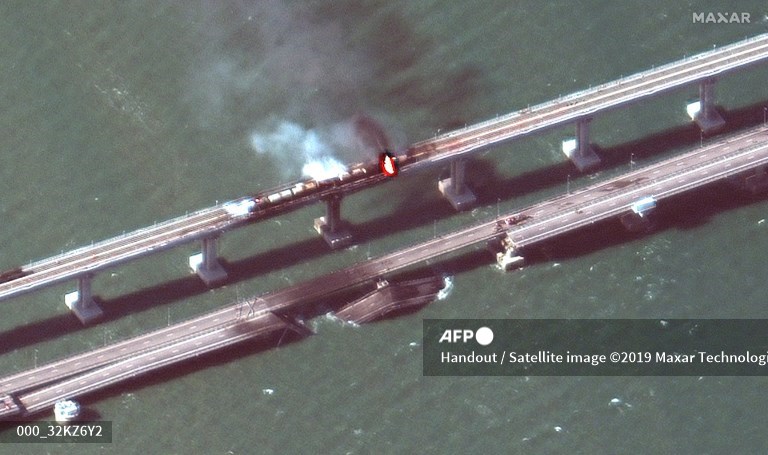 Putin blames Ukraine secret services for Crimea bridge blast