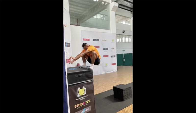 Ex-national cricketer Harinder breaks second world record for box jump