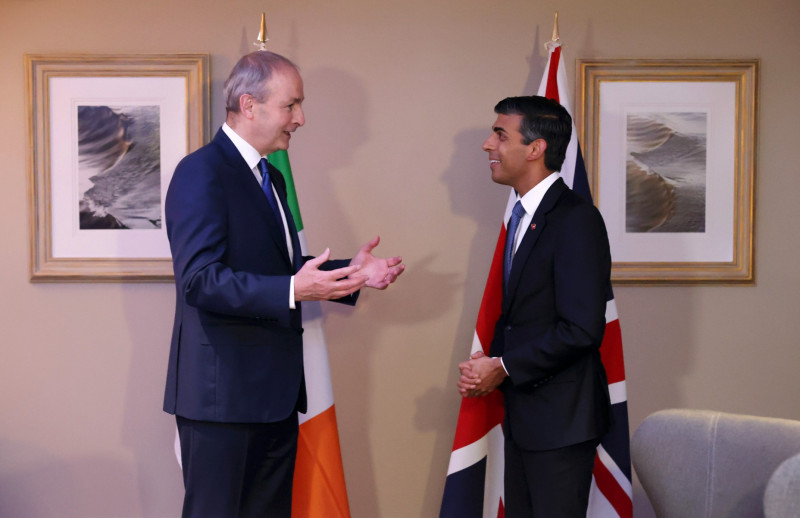 Irish PM sees chance to end Brexit dispute after UK talks