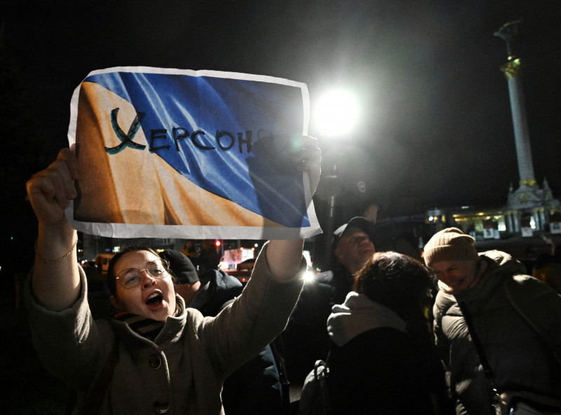 Zelenskyy proclaims strategic Kherson ‘ours’, as US hails Ukraine’s victory
