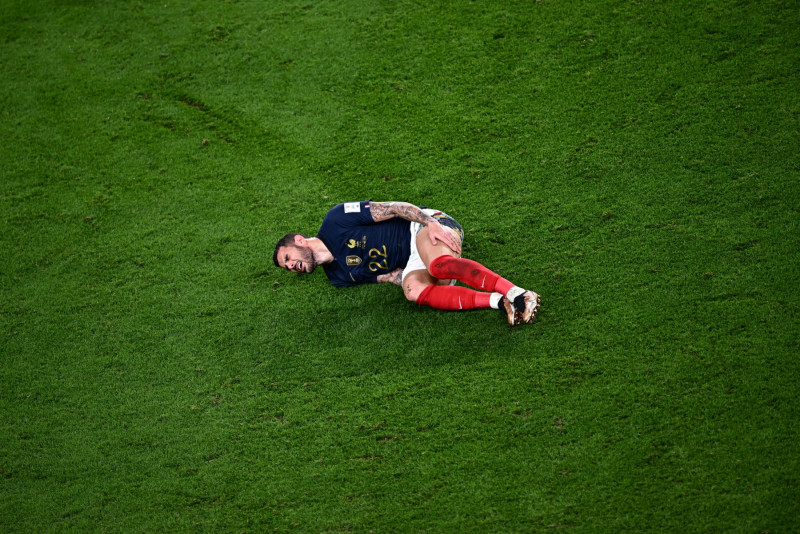 Injured France defender Hernandez limps out of World Cup
