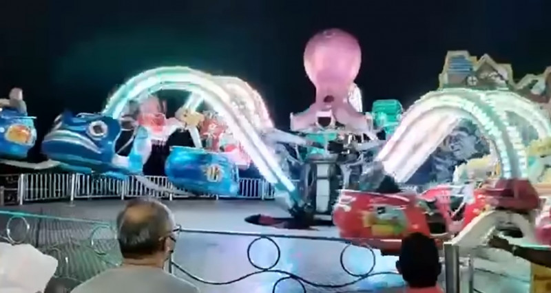 Fun fair ride mishap injures three, including child