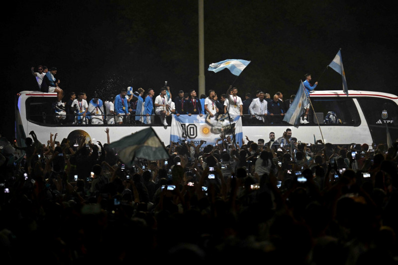 World Cup winners Argentina return ahead of welcome home party