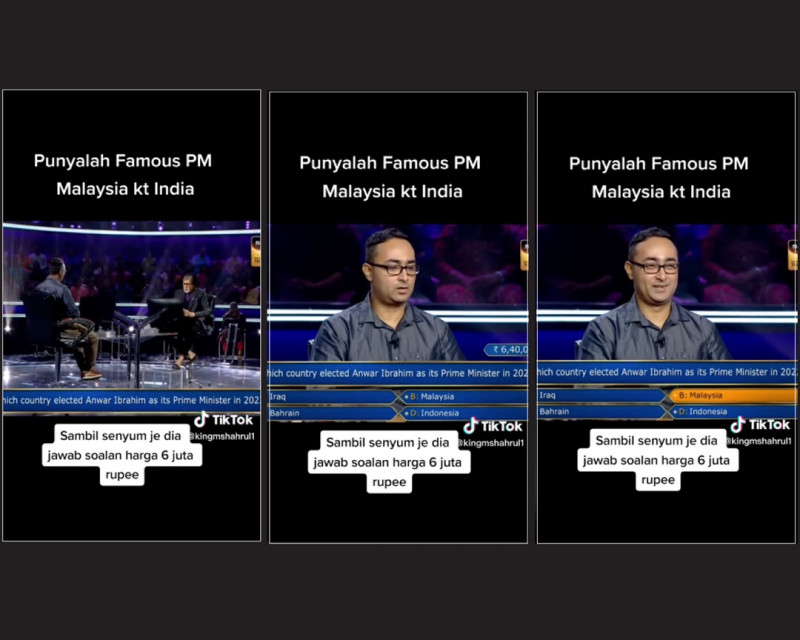 Question about Anwar on India’s Who Wants to Be a Millionaire goes viral
