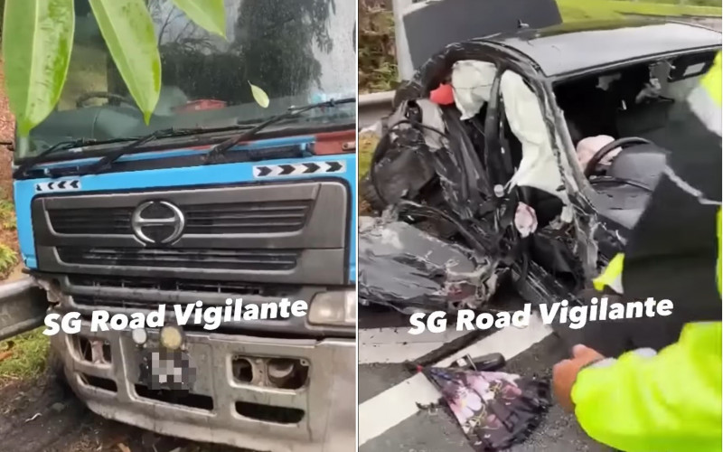 Cops nab lorry driver for driving against traffic on Second Link Bridge