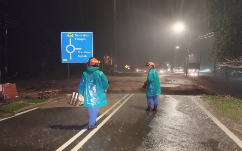 Ranau floods cause four road closures, 45 to be evacuated
