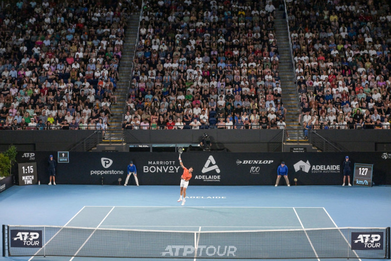 Injury scare as Djokovic beats Medvedev to make Adelaide final