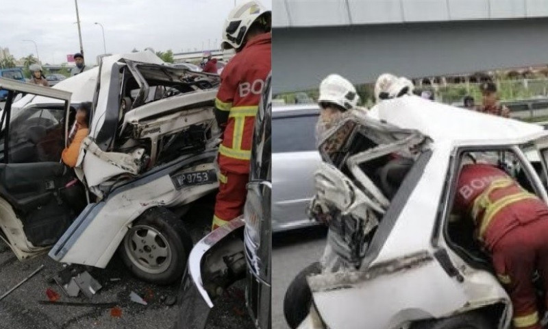 Six-vehicle Federal Highway crash kills one, seriously injures two