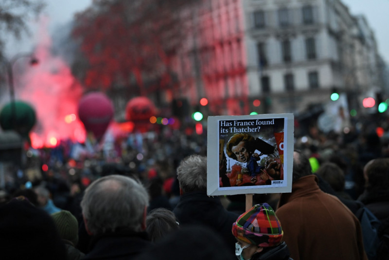 Protests against pension reform erupt in France