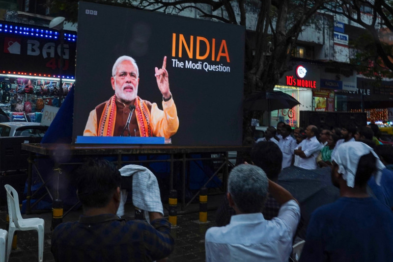 Tax officials raid BBC Delhi office after critical Modi doc