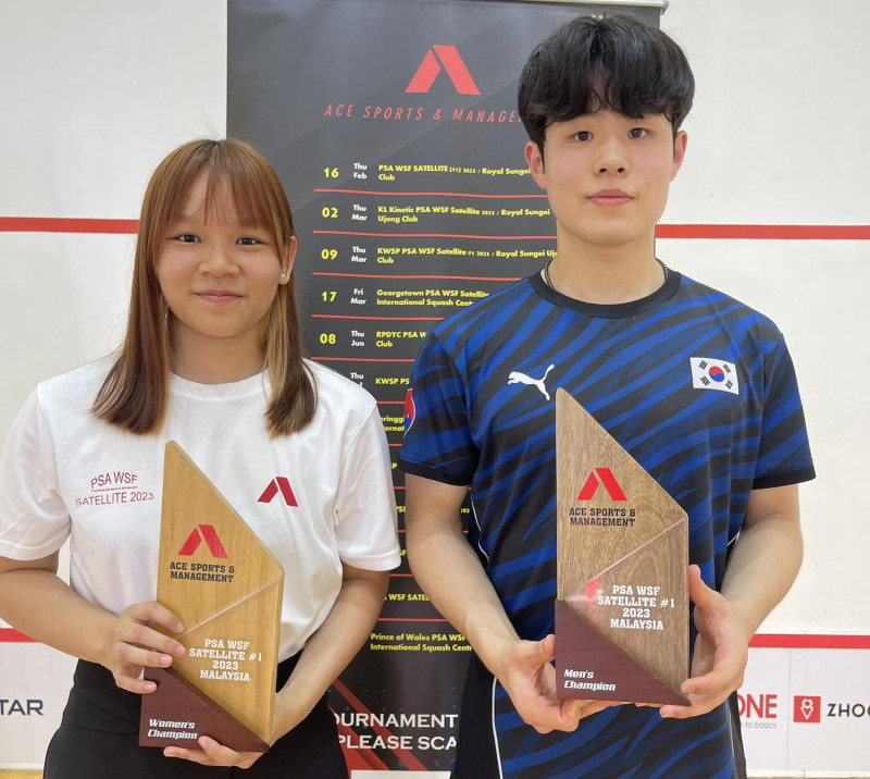 Squash player Heng Wai wins at PSA WSF Satellite Tour 1