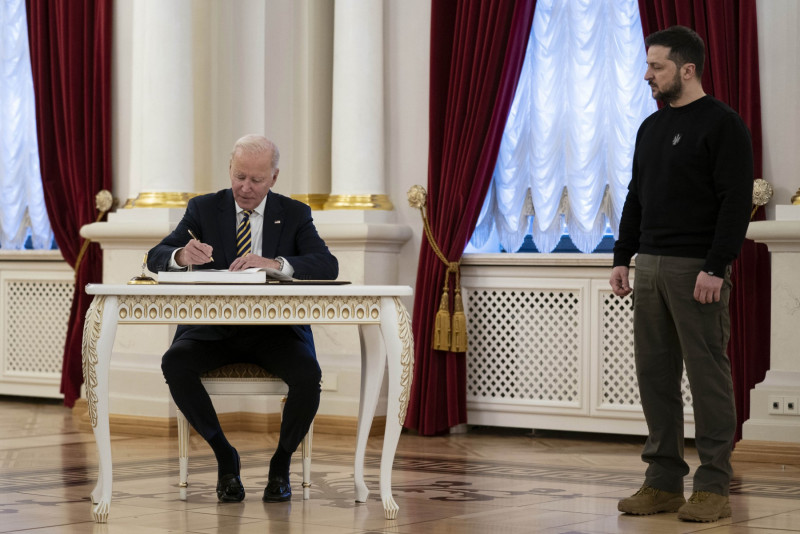 Biden makes surprise trip to Kyiv before invasion anniversary