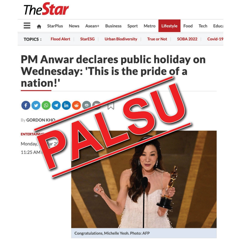Viral news of Anwar declaring Wednesday holiday is fake: PM’s Dept