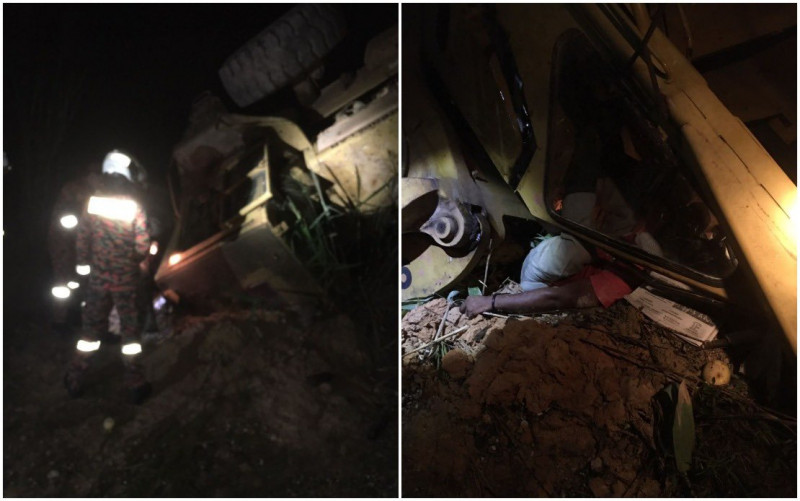 Excavator topples, fatally crushing two Bangladeshis