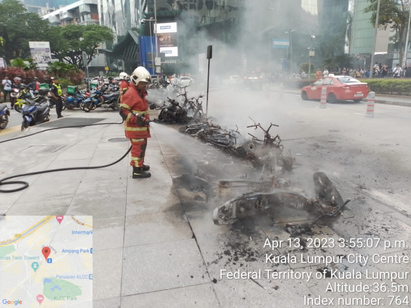 Suria KLCC motorcycle fire: food rider charged, pleads not guilty
