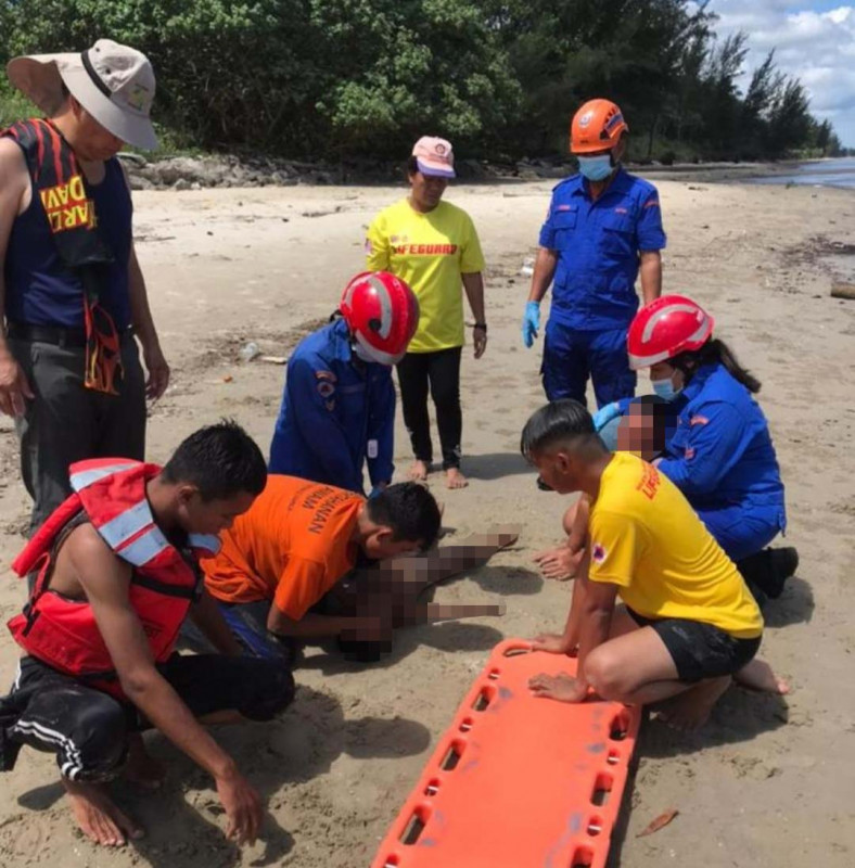 Cops caution families on beach outings after kid drowns near Miri