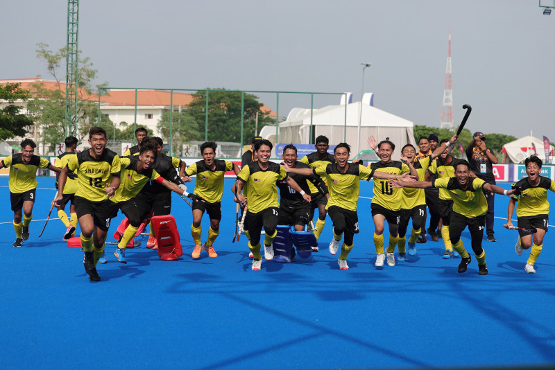 SEA Games: M’sian men’s hockey team crush S’pore, clinch 32nd gold