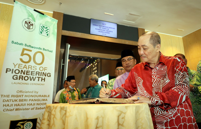 CM hails Sabah Softwood Bhd as among most profitable state GLCs