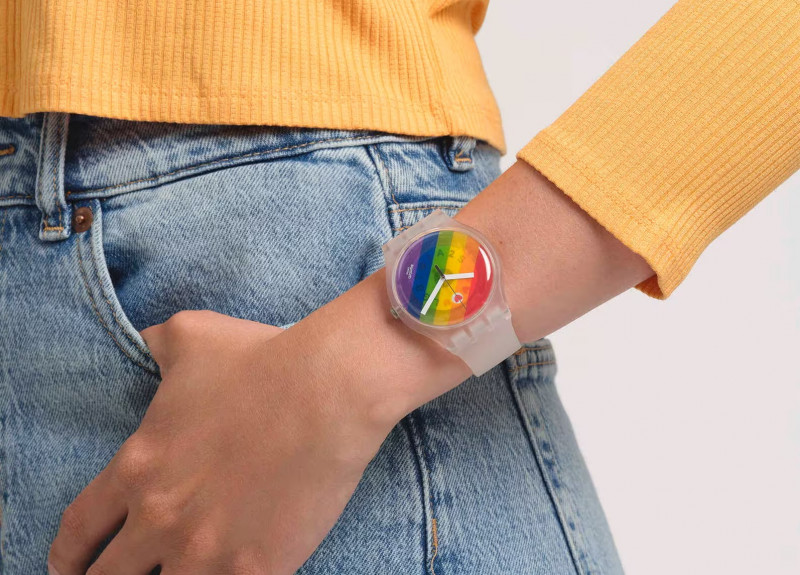Pride watches still for sale at Swatch online store