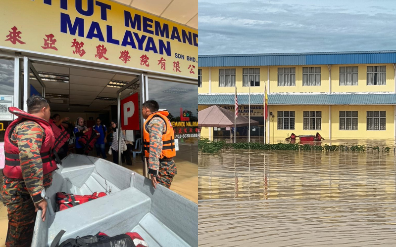 Firefighters rescue seven people trapped indoors by flood in Ijok