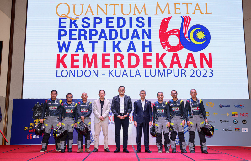 Six M’sians to travel by motorcycle from London to KL for Merdeka Day