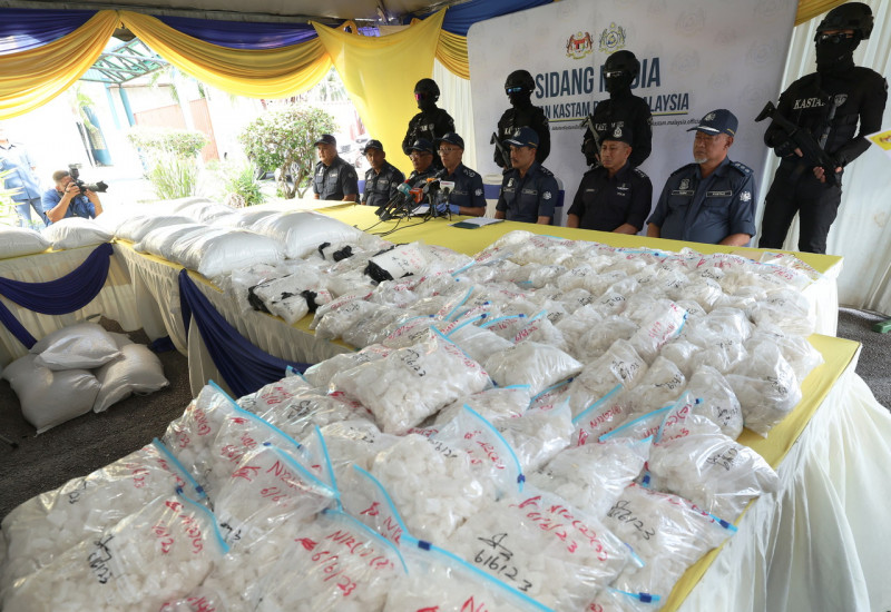 Customs cripples international ring, seizes drugs worth RM70 mil