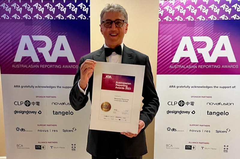 MRCB becomes fifth-time gold winner at Australasian Reporting Awards