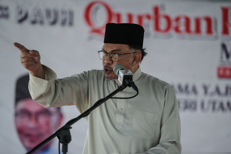 Anwar calls on Penang's Malays to vote for unity govt