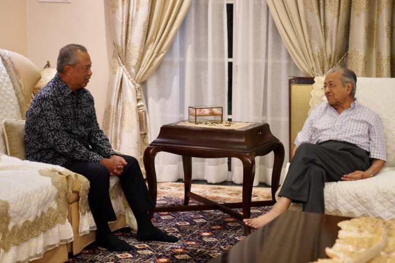 Muhyiddin, Dr Mahathir agree to boost Perikatan in state polls