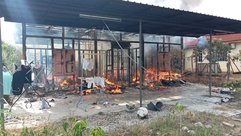 Fire in Seri Manjung kills disabled teen