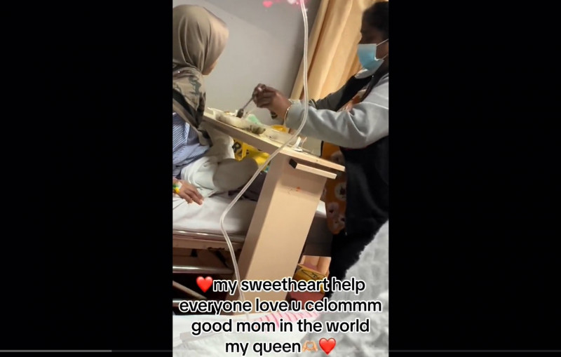 Viral aunty at hospital thanks M’sians, unaware kind act recorded