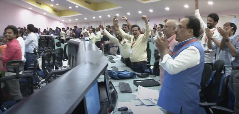 Chandrayaan-3: India’s ‘Vikram’ lander successfully touches down on moon