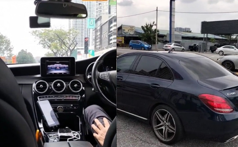 Netizens shocked, delighted over e-hailing trip in Mercedes C200