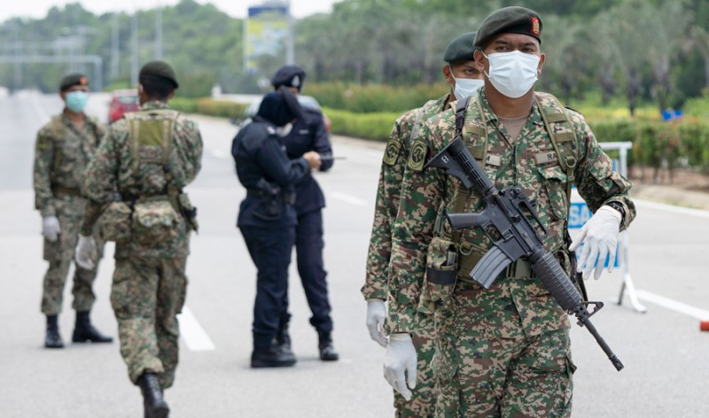 1,780 armed forces personnel deployed to enforce CMCO, TEMCO