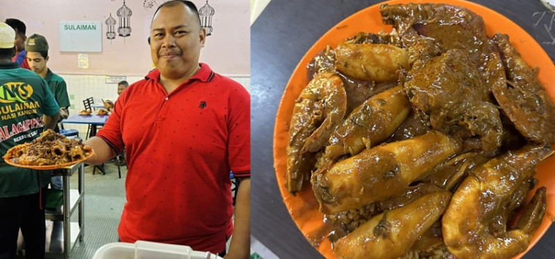 Nasi kandar customer sets new restaurant record with RM69 meal