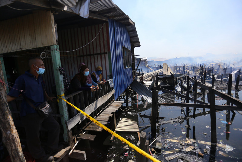 70 Kg Sundang Laut families face bleak Ramadan, Raya after fire razes homes