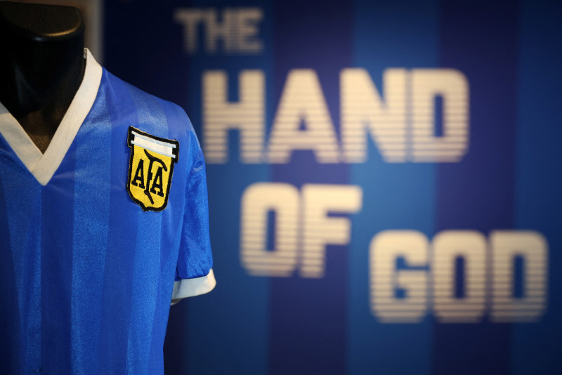 Maradona’s ‘hand of God’ World Cup jersey auctioned for US$9.3 mil: Sotheby’s 