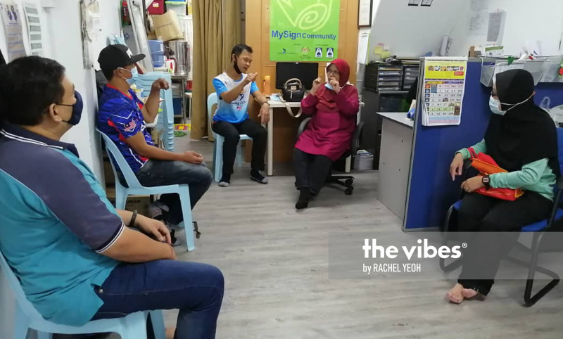 Masked challenge for hearing impaired